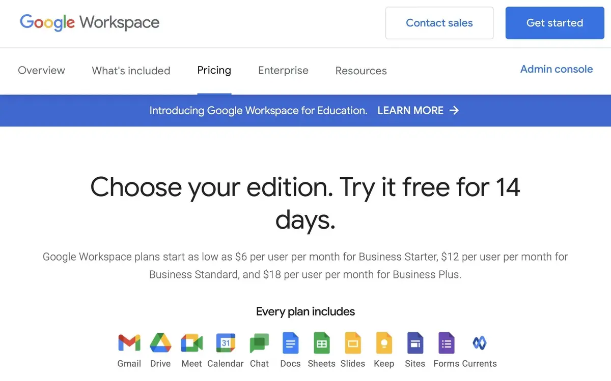 Gmail on web How to Activate Google Workspace Free
