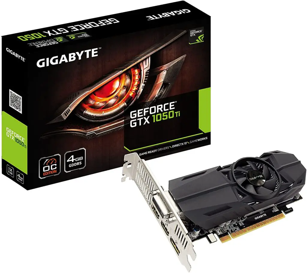 Gigabyte Geforce GTX 1050 Ti OC Low Profile GPU