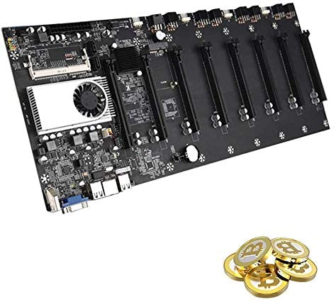 Wintue BTC-37 Mining Motherboard Support 8 Video Card Slots