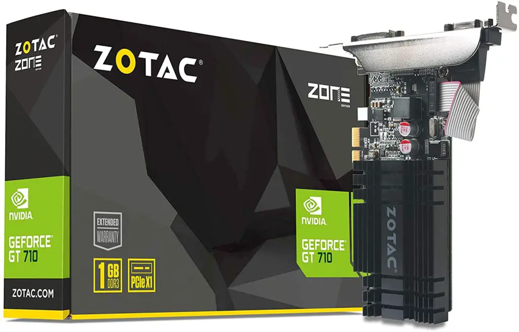 ZOTAC GeForce GT 710 1GB Low Profile Graphic Card