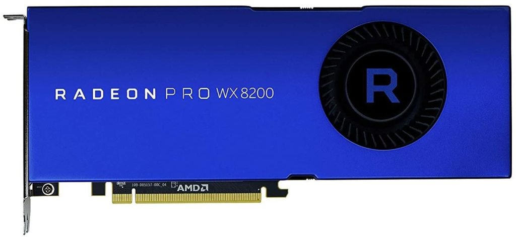 AMD Radeon Pro WX 8200 Graphic Card