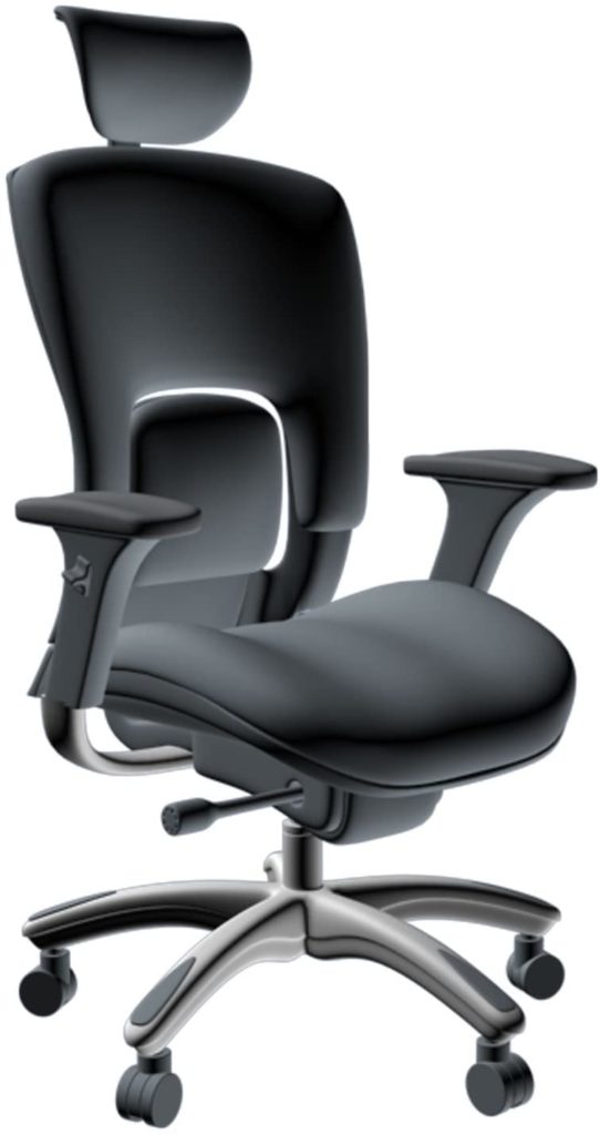 GM Seating ‎GMVAPLB Leather Executive Hi Swivel Chair