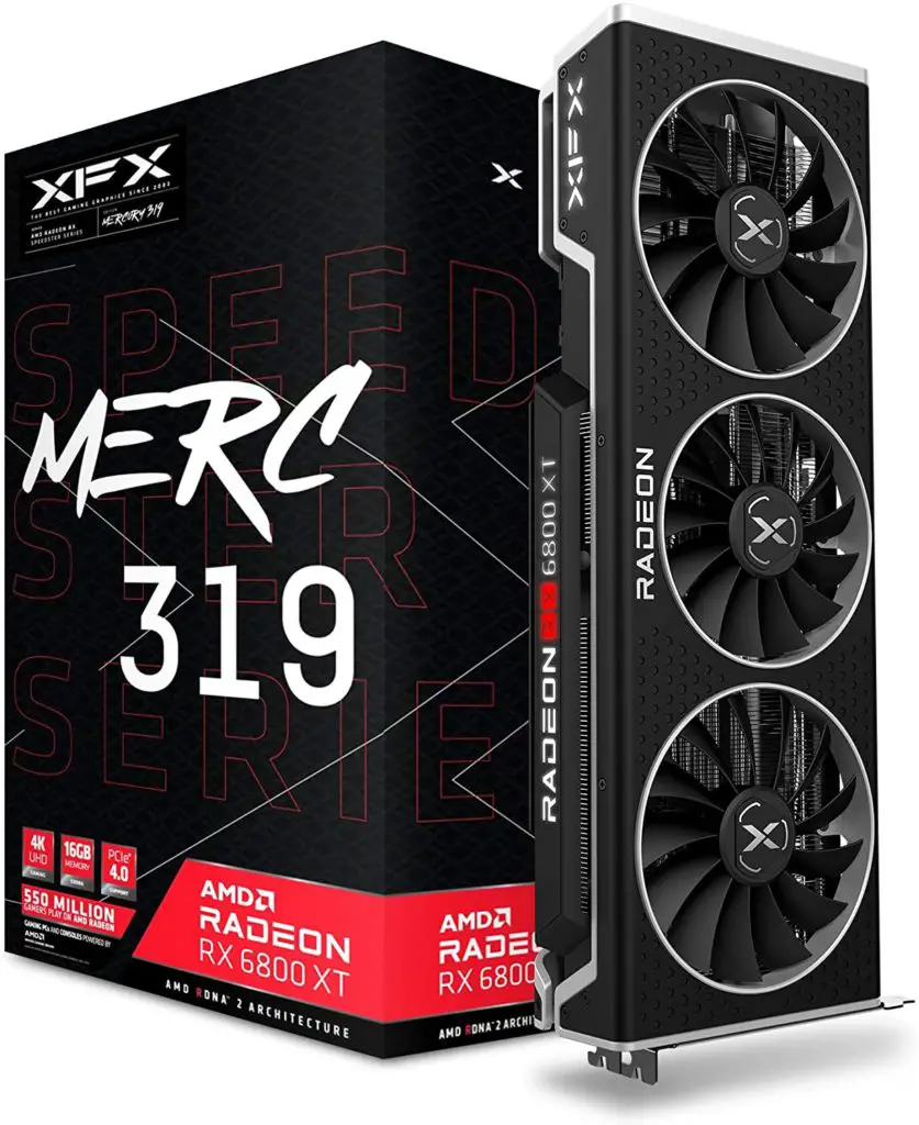 XFX Speedster MERC 319 Radeon RX 6800 XT CORE Gaming Graphics Card
