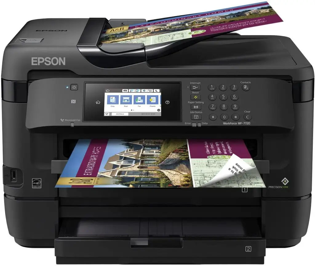 Epson WorkForce WF-7720 Wireless Color Inkjet Printer