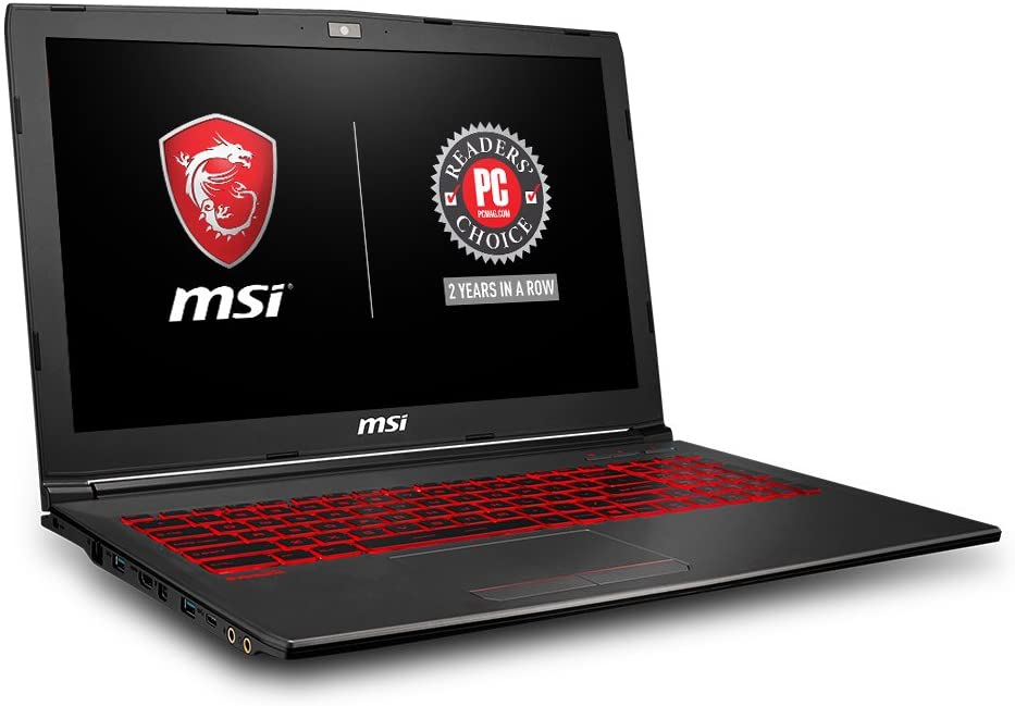 MSI GV62 8RD-034 15.6 Thin and Light Gaming Laptop