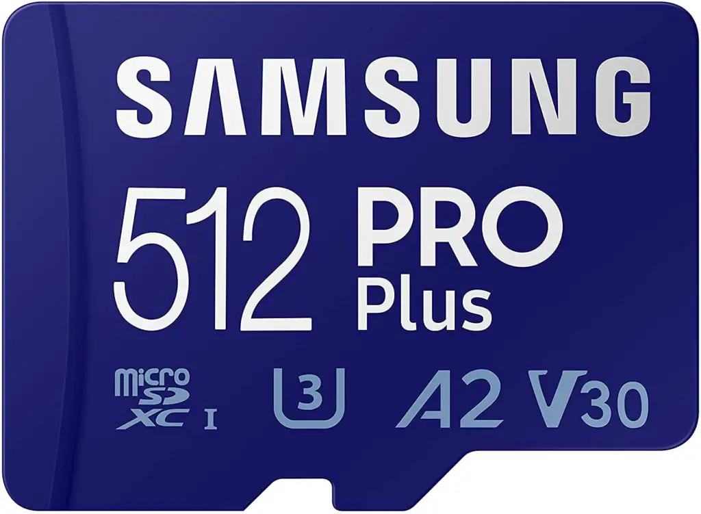 SAMSUNG PRO Plus + Adapter 512GB microSDXC
