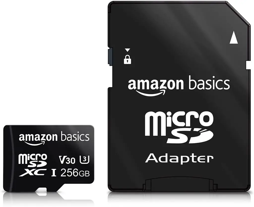 Amazon Basics 256GB microSDXC Memory Card