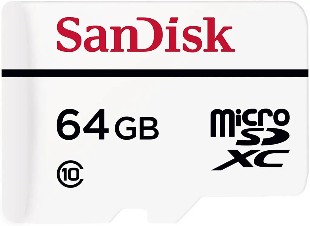 SanDisk High Endurance Video Monitoring Card