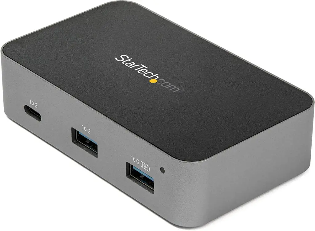 StarTech.com 3 Port USB C 3.1 Gen 2 Hub with Ethernet Adapter