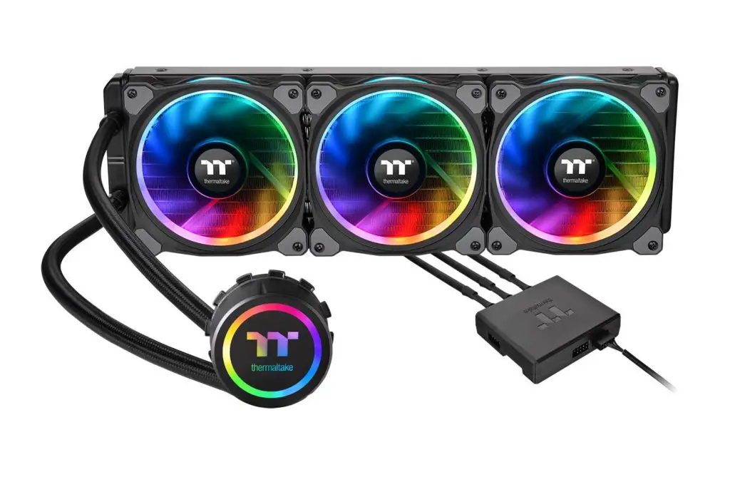 Thermaltake Floe 360mm, 16.8 Million Color Software Enabled AIO CPU Liquid Cooler