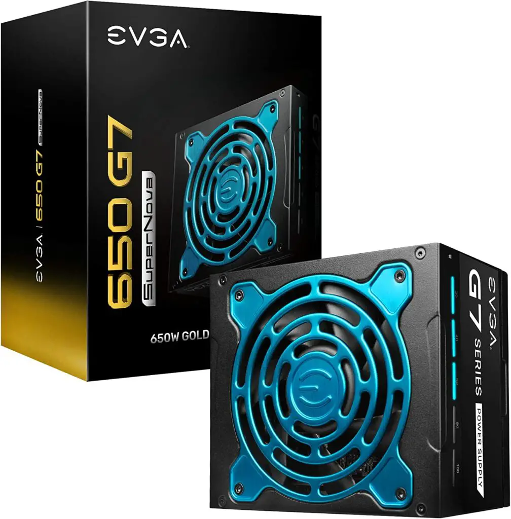 EVGA Supernova 650 G7, 80 Plus Gold 650W,Fully Modular, Power Supply