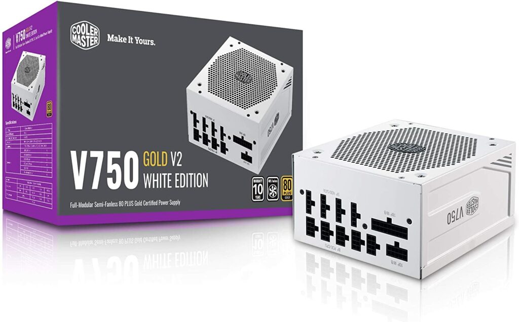 Cooler Master V750 Gold White Edition V2 Full Modular Power Supply