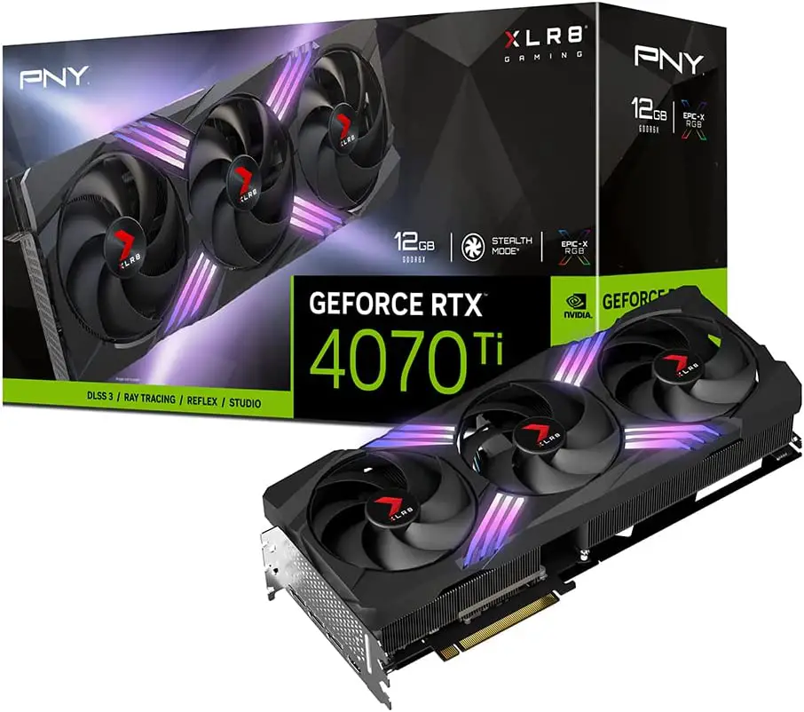 PNY GeForce RTX 4070 Ti Gaming Graphics Card