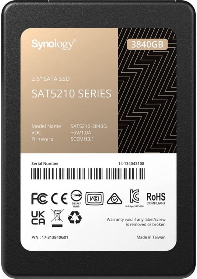 Synology 2.5 SATA SSD SAT5210 3840GB
