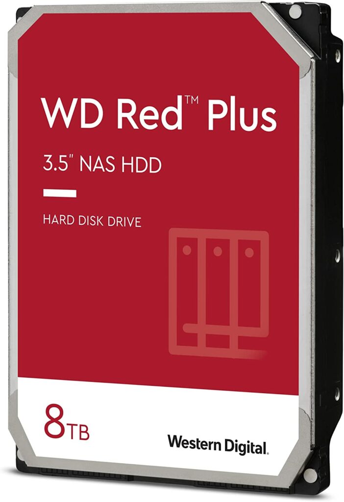 Western Digital 8TB WD NAS Internal Hard Drive HDD WD80EFZX