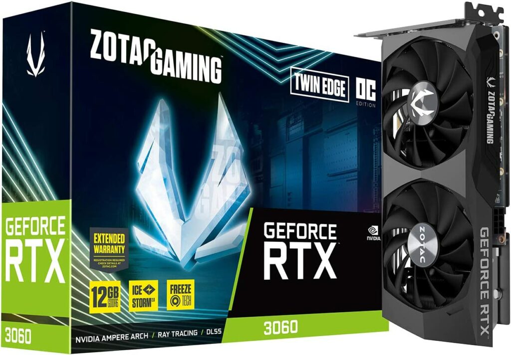 ZOTAC GeForce RTX 3060 Twin Edge OC Graphics Card