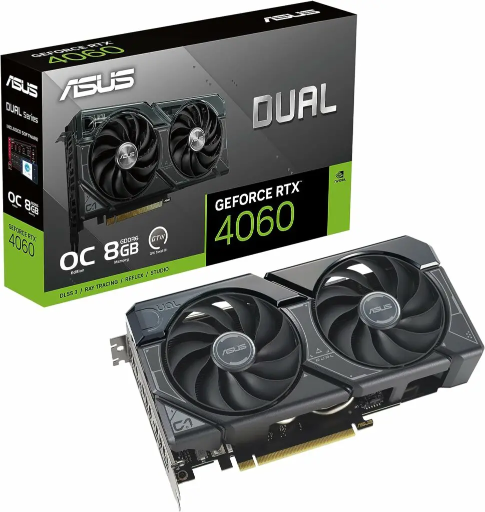 ASUS Dual RTX 4060 OC Best Nvidia Graphics Card For 300