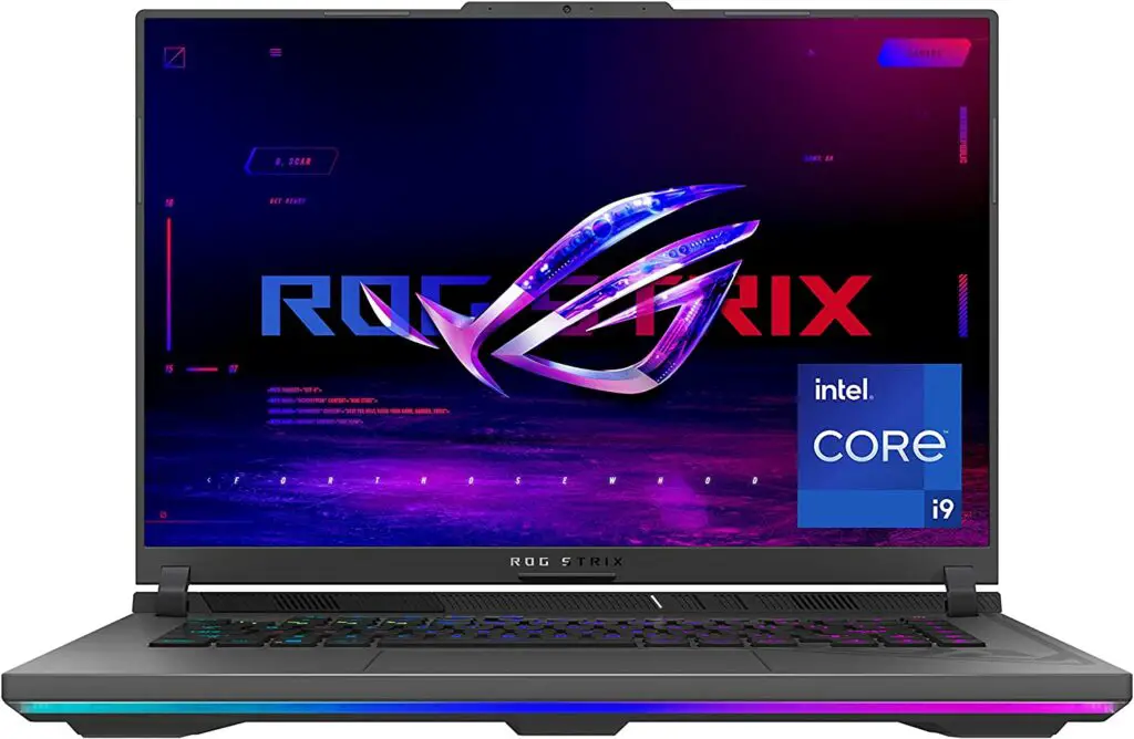 ASUS ROG Strix G16 Overall best laptop for Starfield