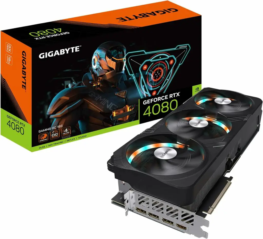 GIGABYTE RTX 4080 Gaming OC 16G Best Nvidia GPU to Pair With 9 7900X3D