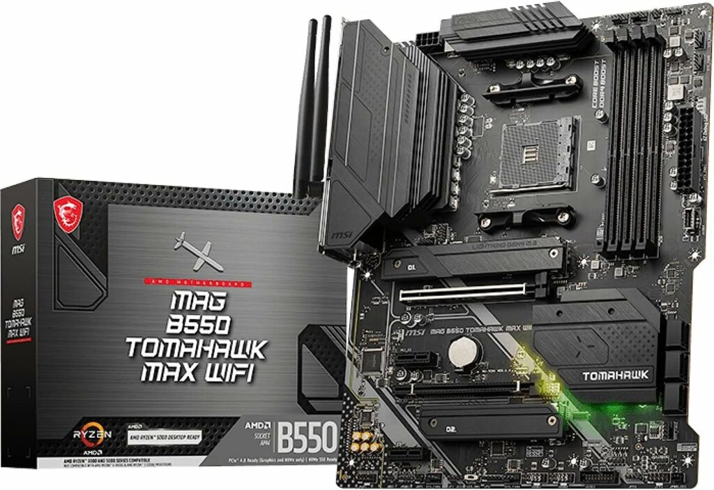 MSI MAG B550 Tomahawk MAX WiFi Overall Best Motherboard For 5 5600x