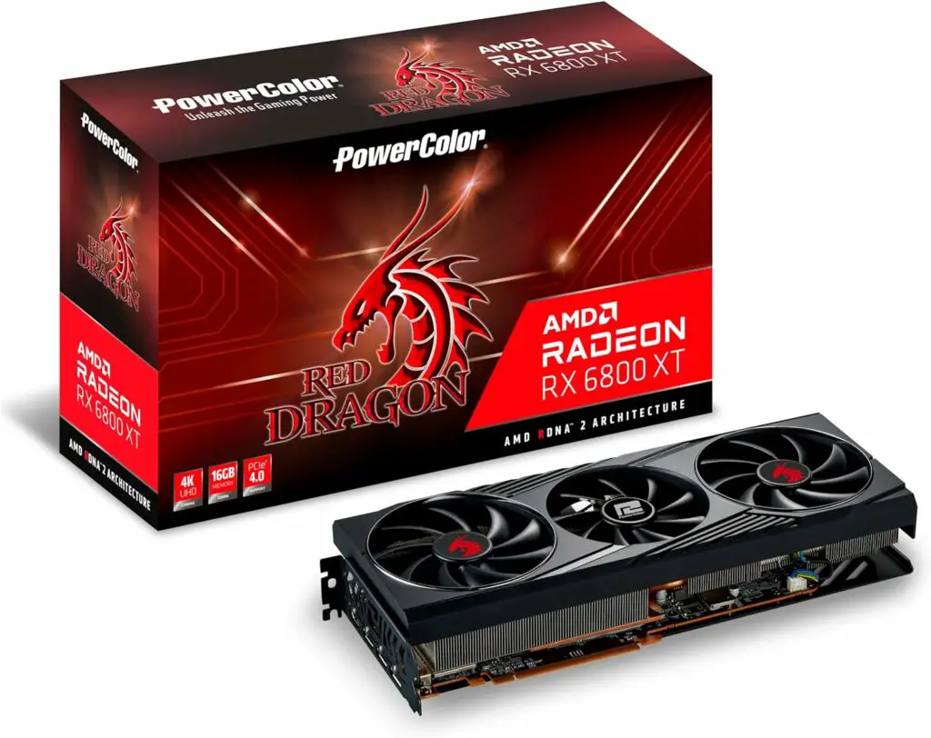 PowerColor Red Dragon RX 6800 XT Best Budget GPU For Ryzen 5 5600x