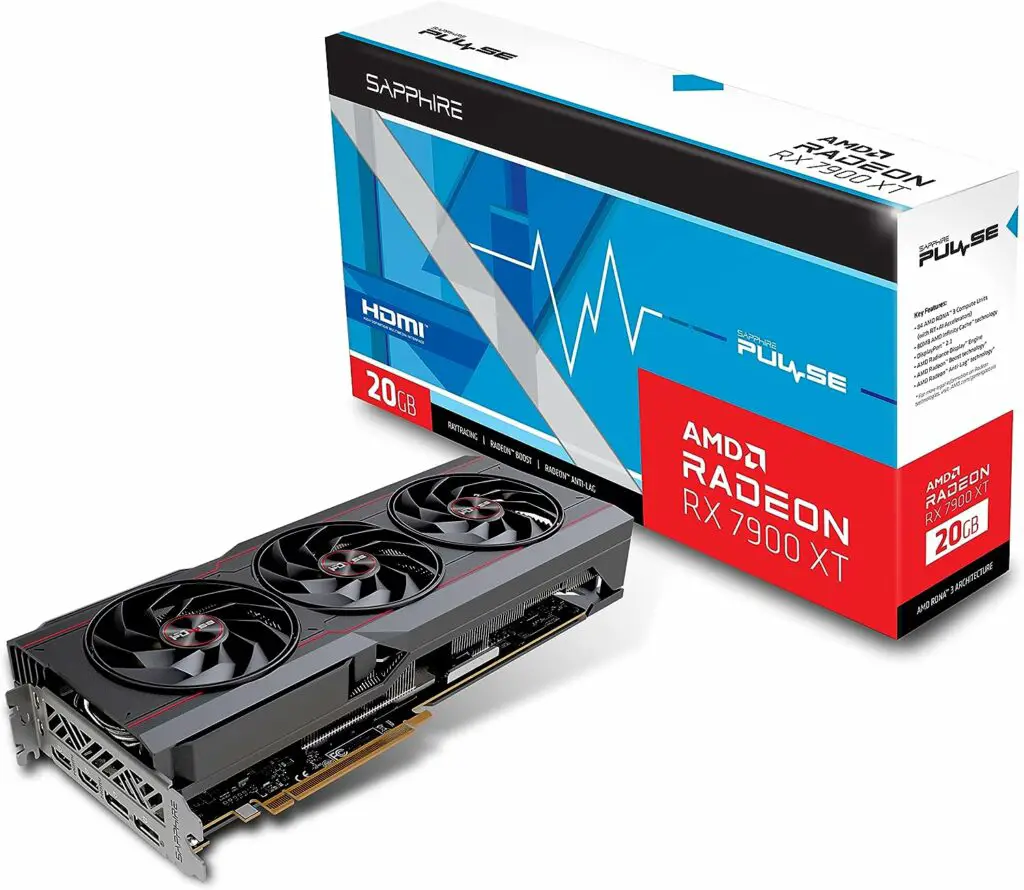 Sapphire Pulse RX 7900 XT Best 4K GPU to pair with Ryzen 9 7900X