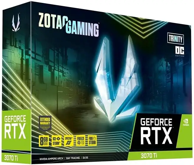 ZOTAC GeForce RTXTM 3070 Ti Trinity OC Overall Best GPU For Ryzen 5 5600G